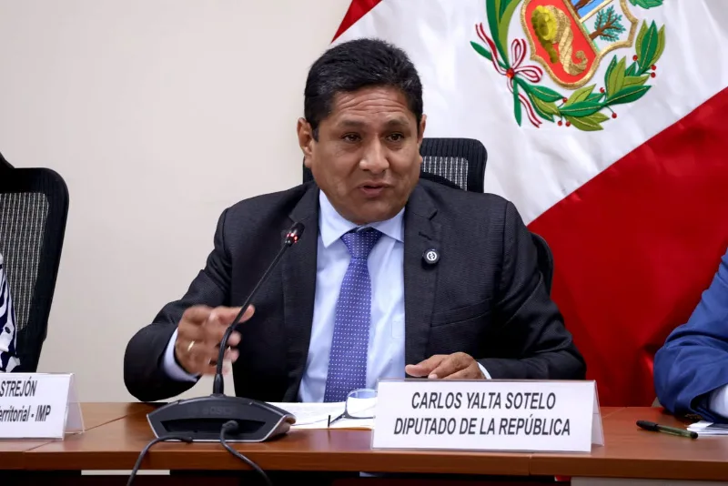 Diputado Carlos Yalta impulsó propuesta. (Carlos Yalta)