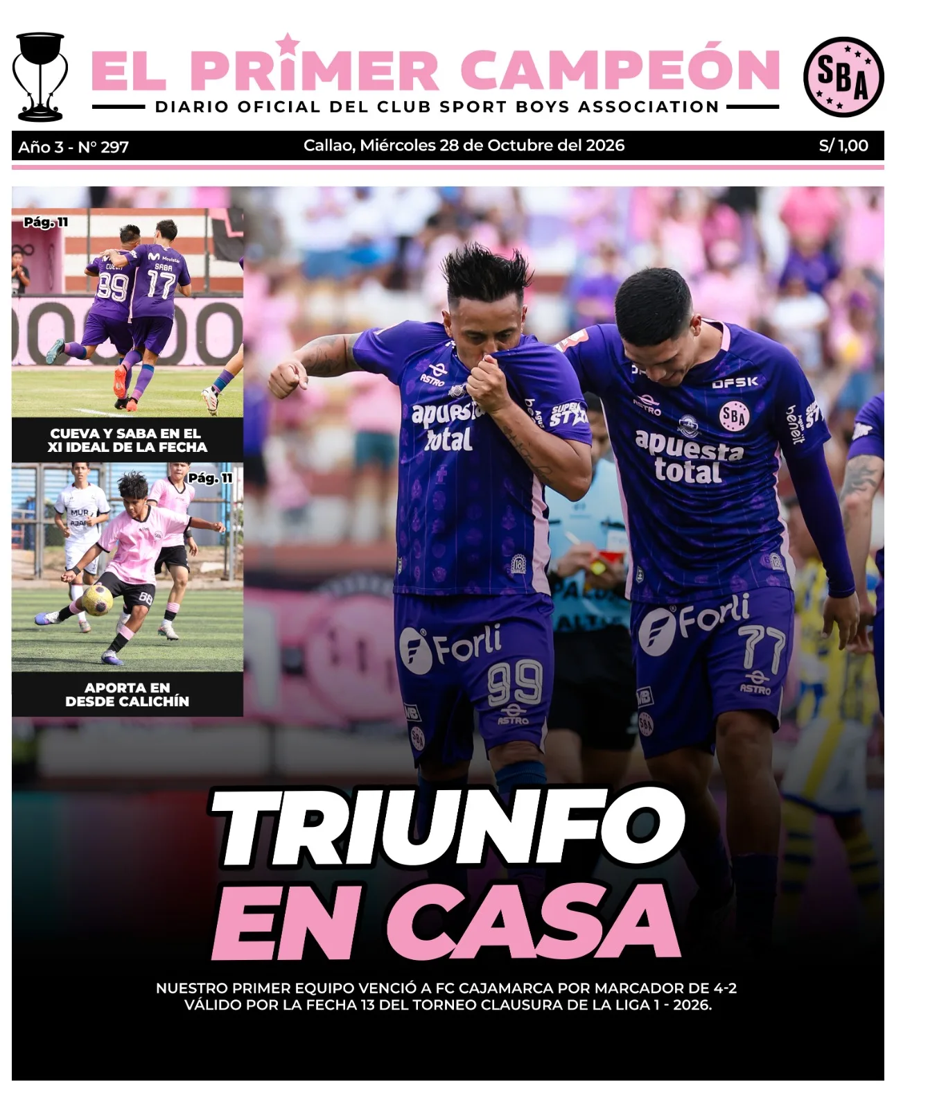 Contraportada Diario El Callao